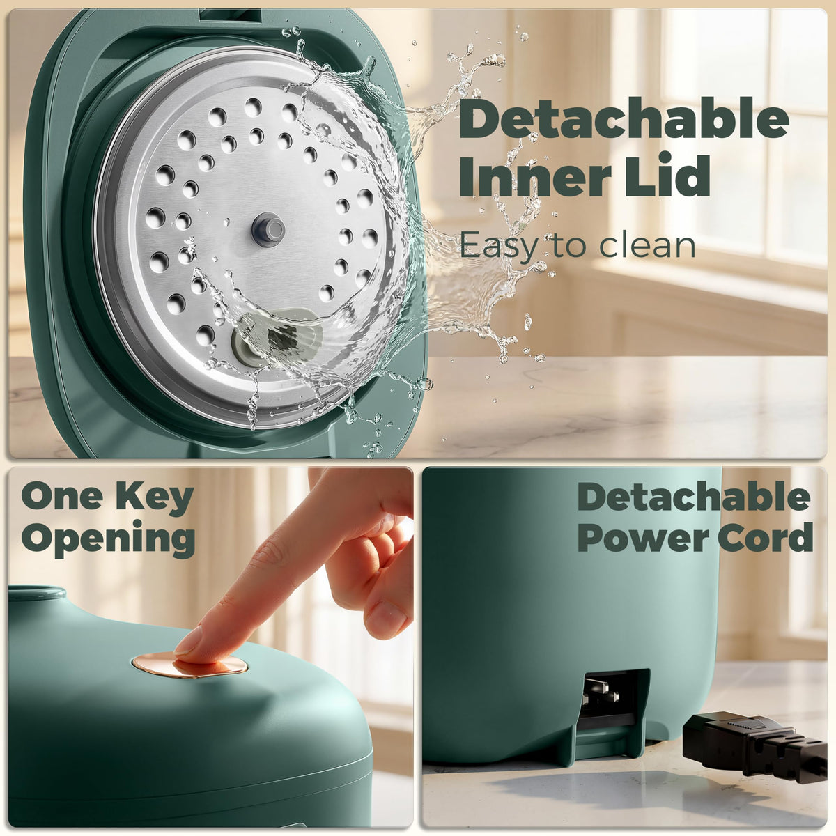 CHACEEF portable design suitable for travel and camping meals.