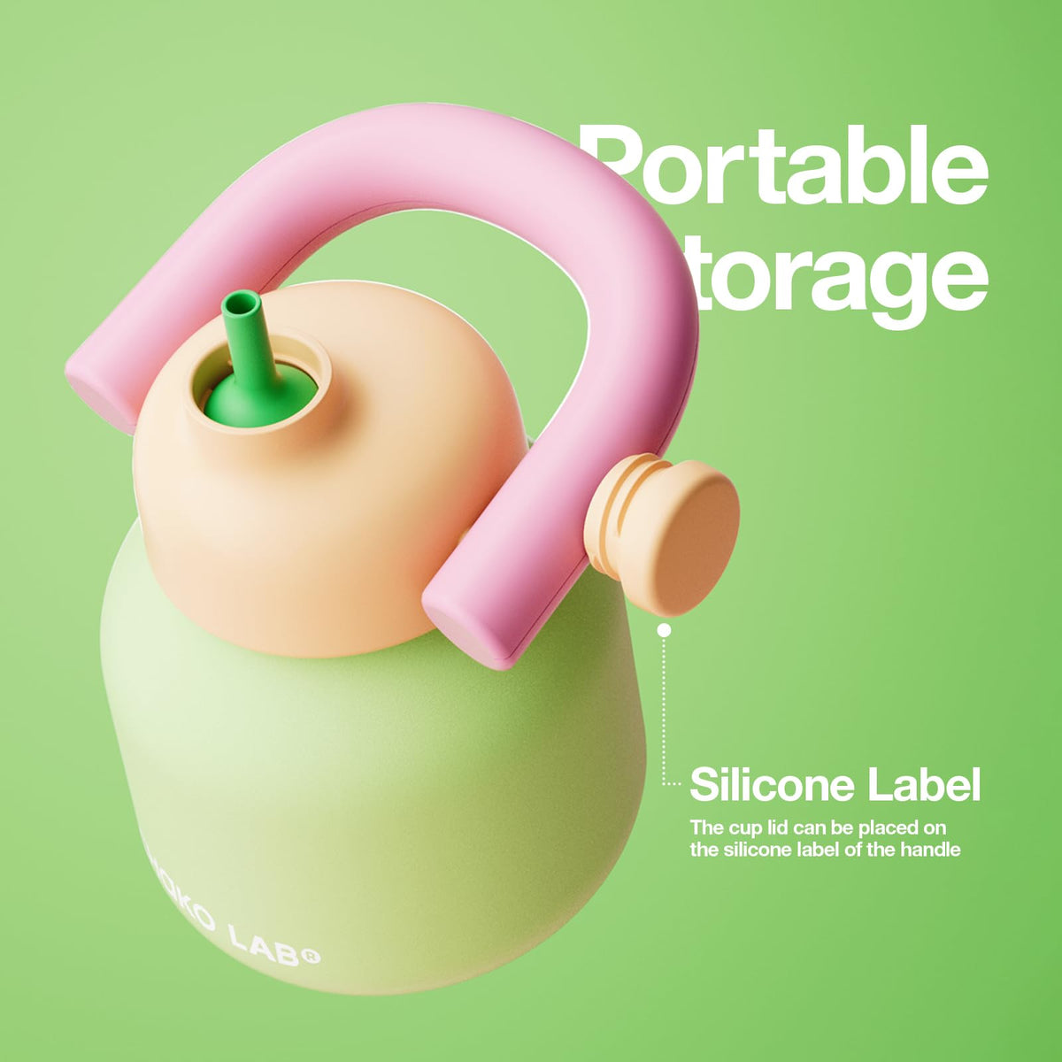 CHAKO LAB leak-proof seal prevents spills during commutes.