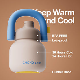 CHAKO LAB ceramic liner preserves flavor and keeps drinks at the right temperature.