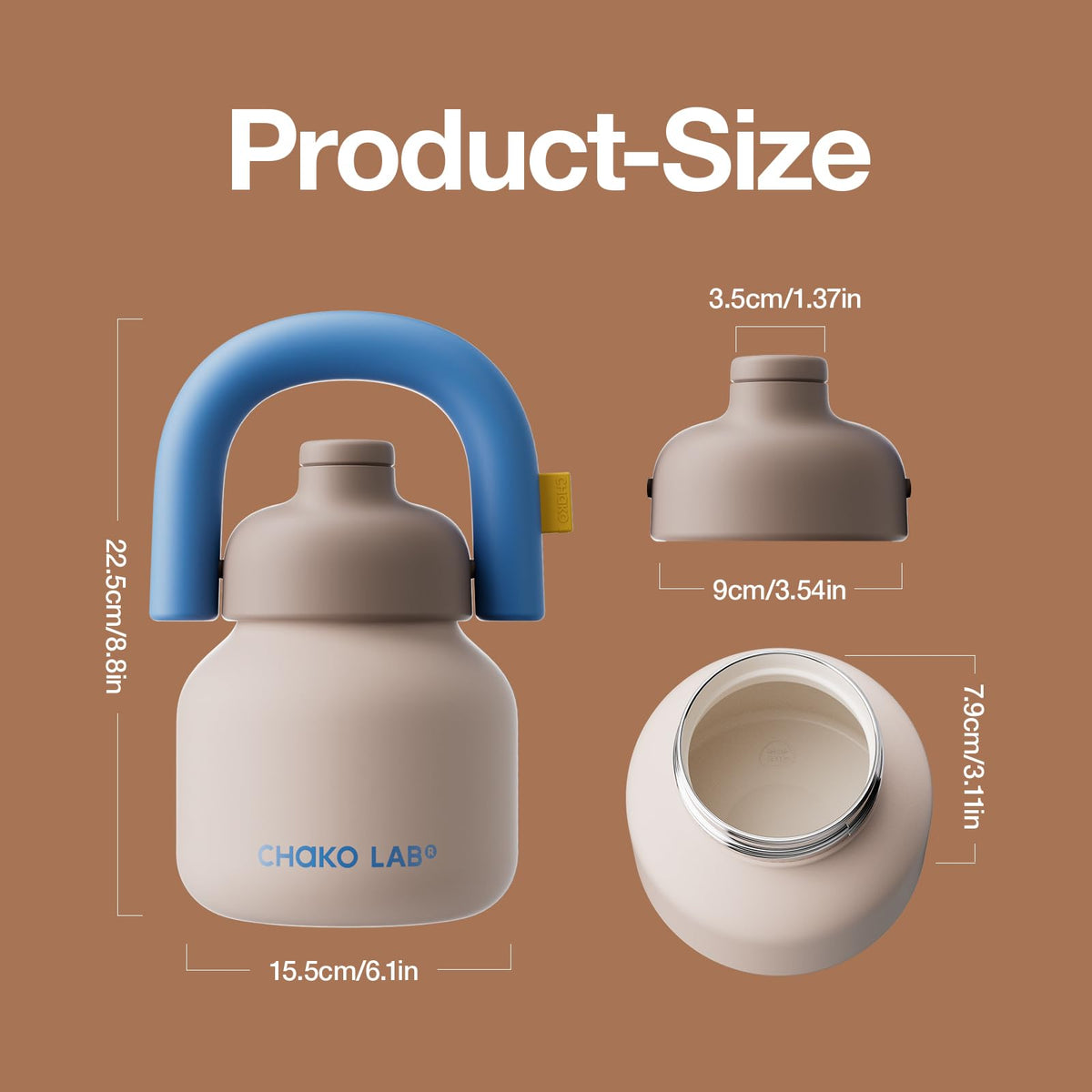 CHAKO LAB screw-top seal prevents leaks in bags and gym gear.