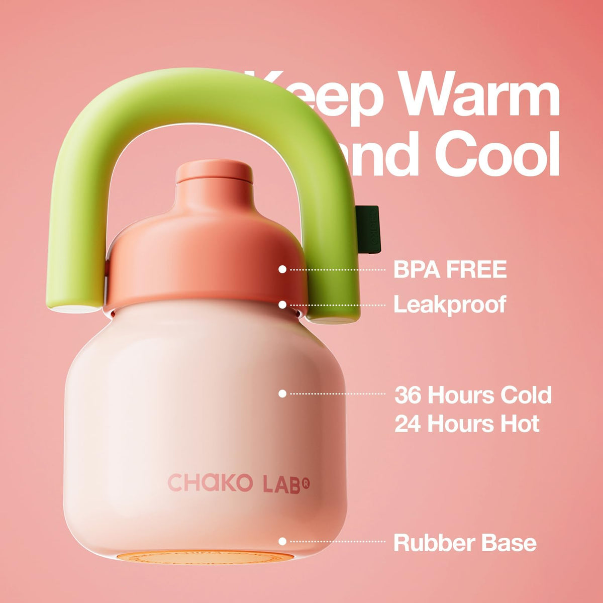 CHAKO LAB straw-closeup shows silicone straw for smooth sipping on the go.