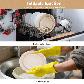 Cham-X BPA-free silicone proofing basket resists moisture for easy use.