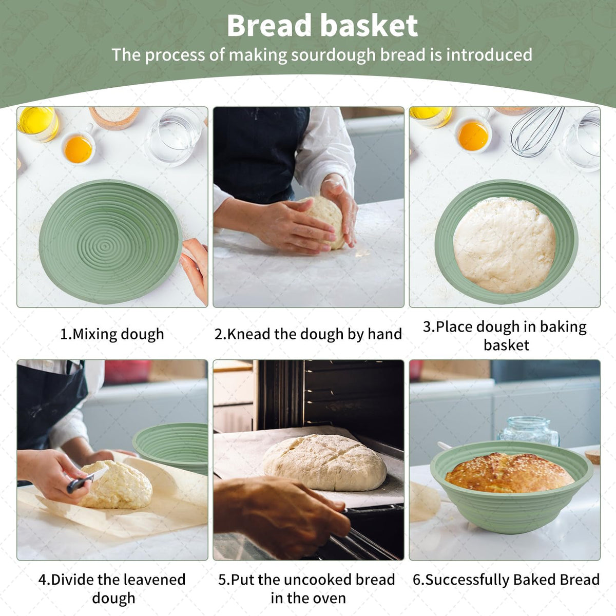 Cham-X non-stick banneton basket enables smooth release every time