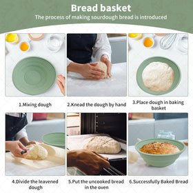 Cham-X non-stick banneton basket enables smooth release every time