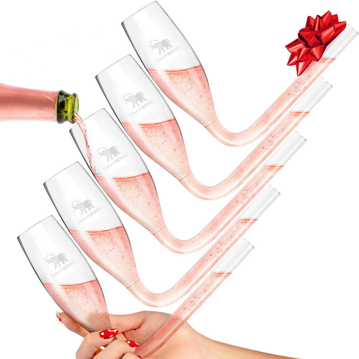 Chambong Classic 6oz pour for elegant toasts.