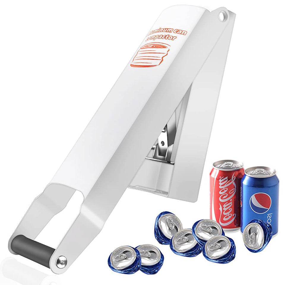 Chambridge aluminum can crusher with soft handle for easy operation