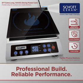 ChangBERT commercial-grade induction for heavy-duty kitchen use