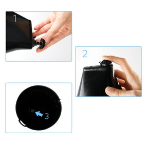 ChangTa DCC-1200FB bottom spring plug emphasizes careful handling during removal.
