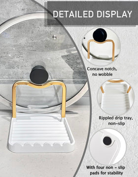 Easy-clean surface with smooth finish resists stains after cooking.