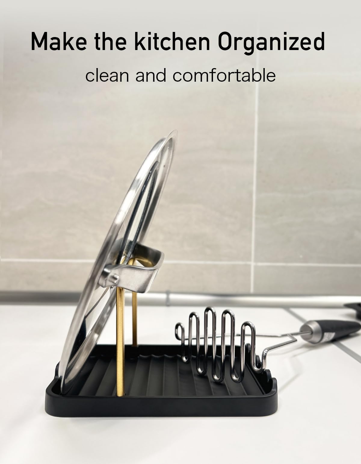 CHANNICORNER weighted base provides stable support during busy cooking sessions