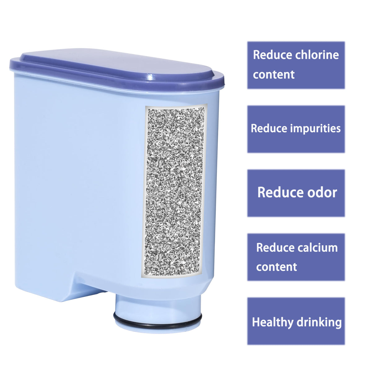 ChapLithe ion-exchange resin aids scale prevention, protecting espresso flavor.
