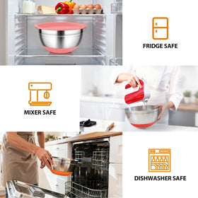 CHAREADA BPA-free lids seal tightly to keep ingredients fresh.