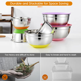 CHAREADA colorful set makes a practical gift for new kitchens.