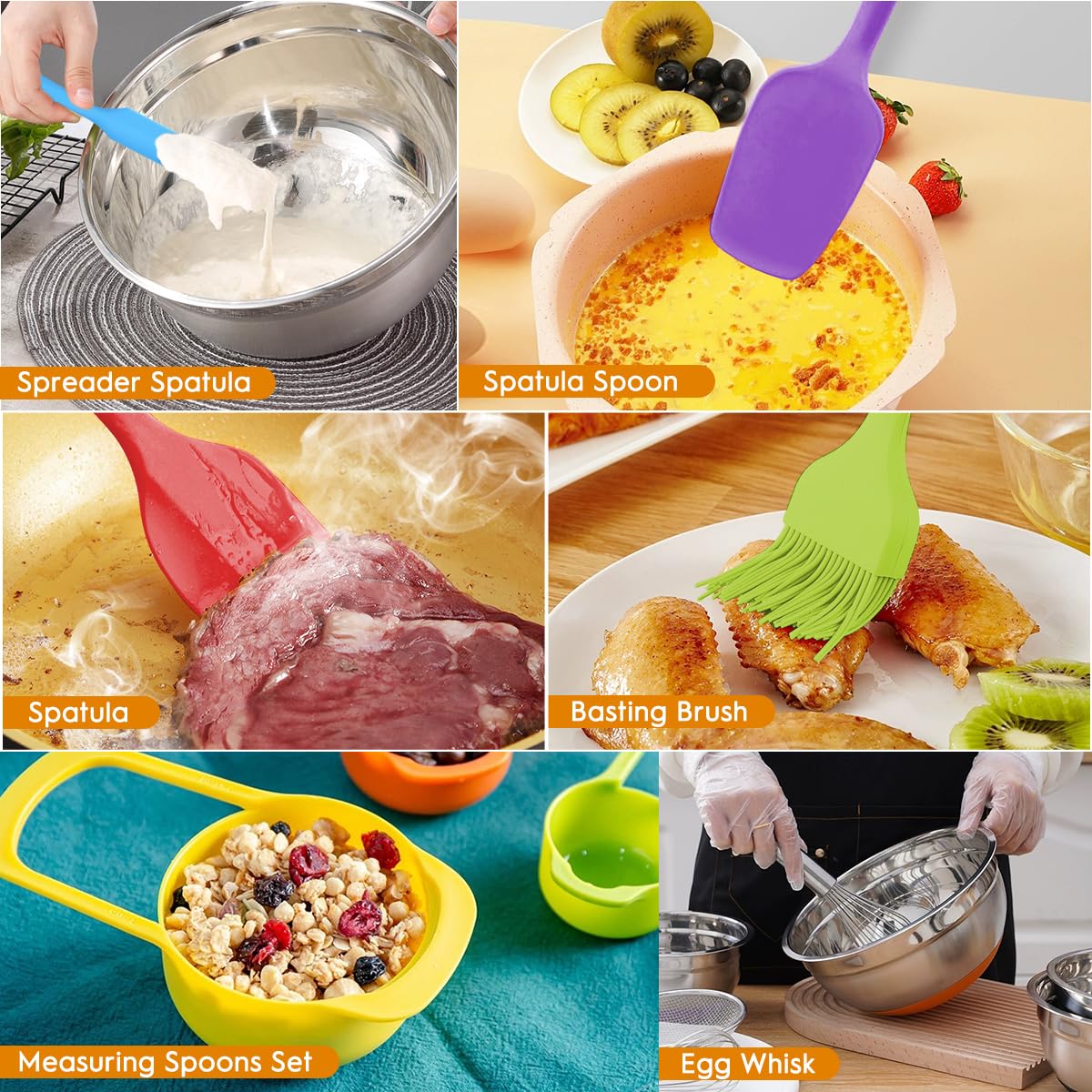 CHAREADA stackable bowls save space in cabinets.