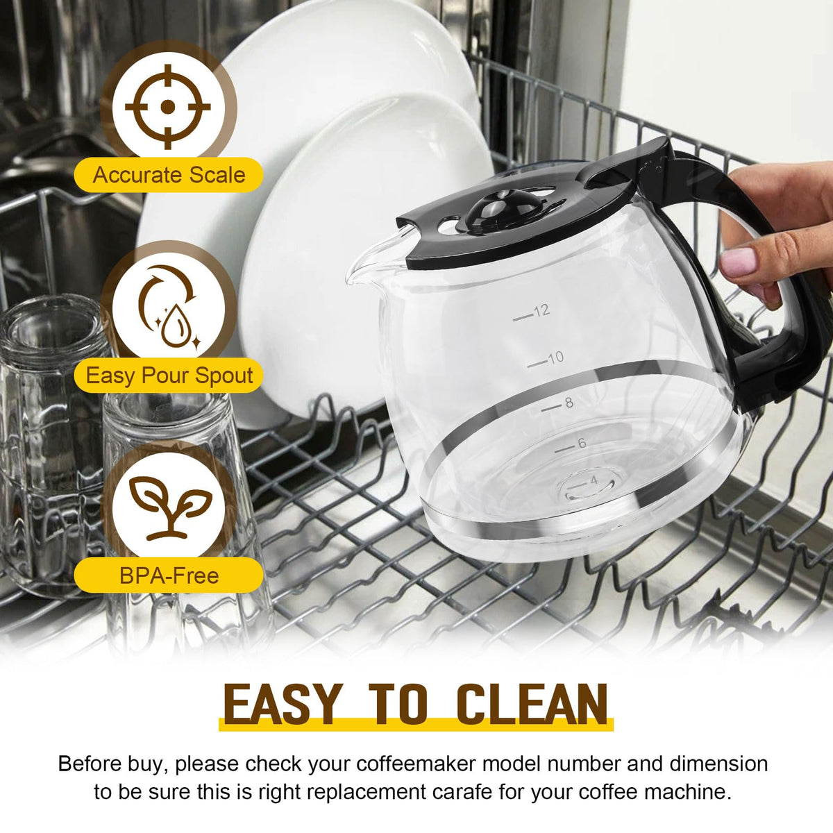 CHAR YONG BPA-free carafe for safe daily use