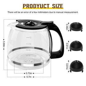 CHAR YONG universal 12-cup carafe for reliable serving