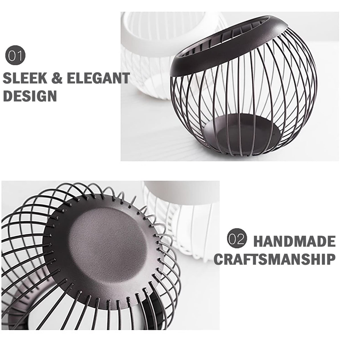 Charmount bronze finish coffee pod organizer, side view showing space for 30+ K-Cups