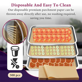 ChaseRoad 500-pack set keeps you stocked for long-term batch processing.