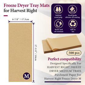 ChaseRoad non-stick parchment mats keep trays clean during batch processing.