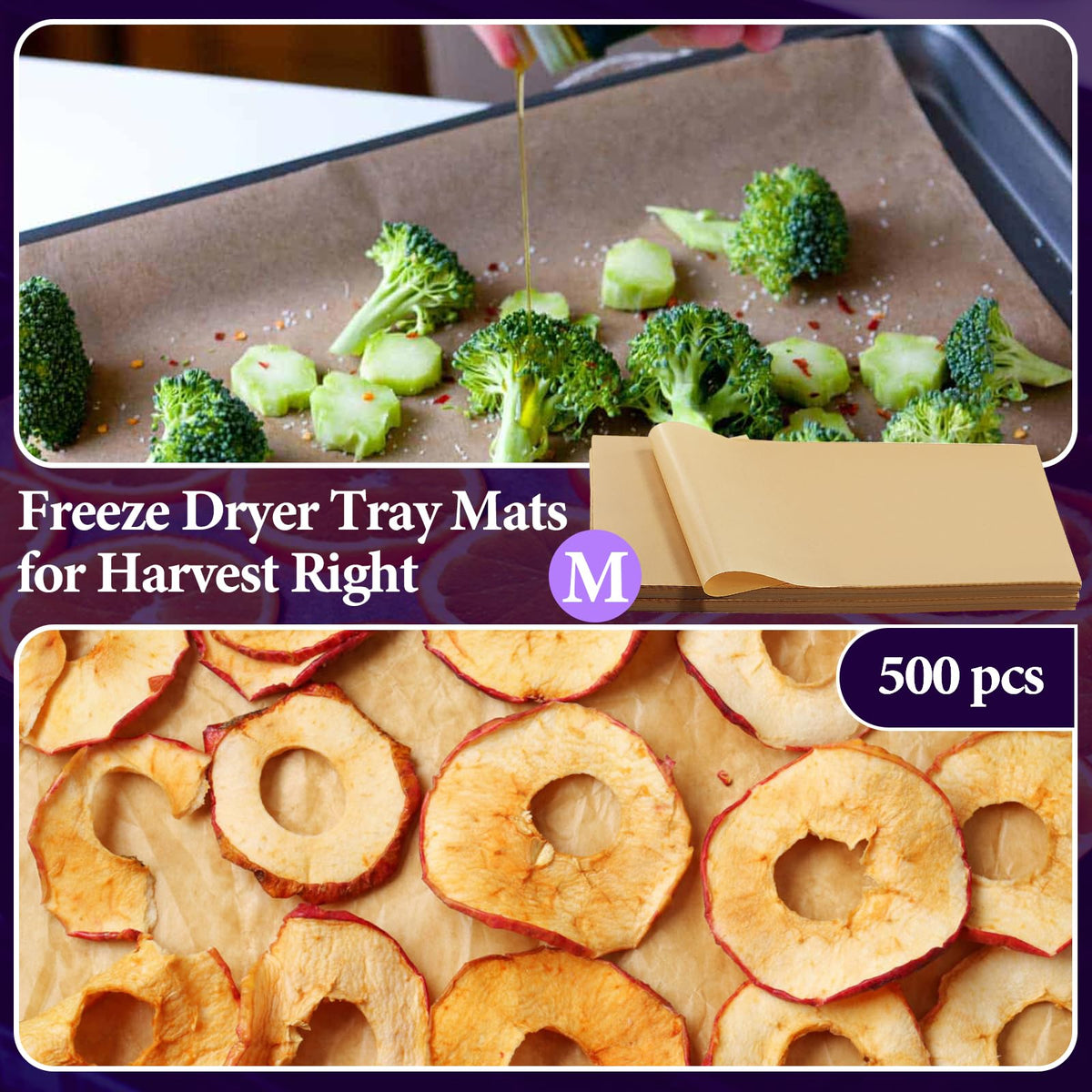 ChaseRoad parchment sheets simplify cleanup by reducing residue on trays.