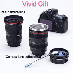 Black and blue design of the Chasing Y lens mug suits photographers.