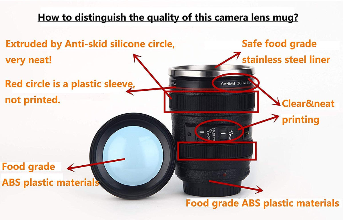 Travel mug doubles as a desk accessory or prop for quick shoots.