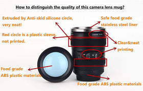 Travel mug doubles as a desk accessory or prop for quick shoots.