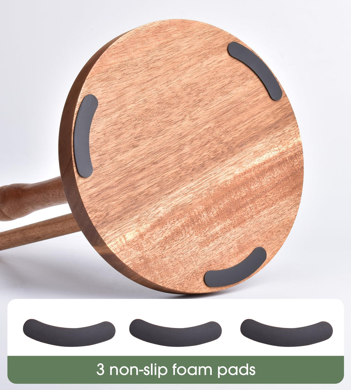 CHAUNCEY HOME durable acacia wood stands up to daily use.