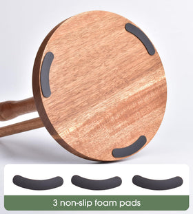 CHAUNCEY HOME durable acacia wood stands up to daily use.