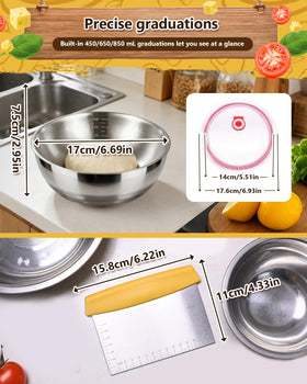 ChaviChax 850ml capacity supports cold fermentation and overnight proofing.