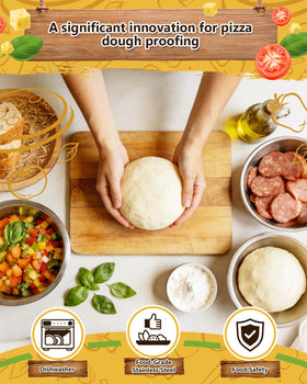 ChaviChax clear airtight lid proofing container showing easy fermentation visibility.