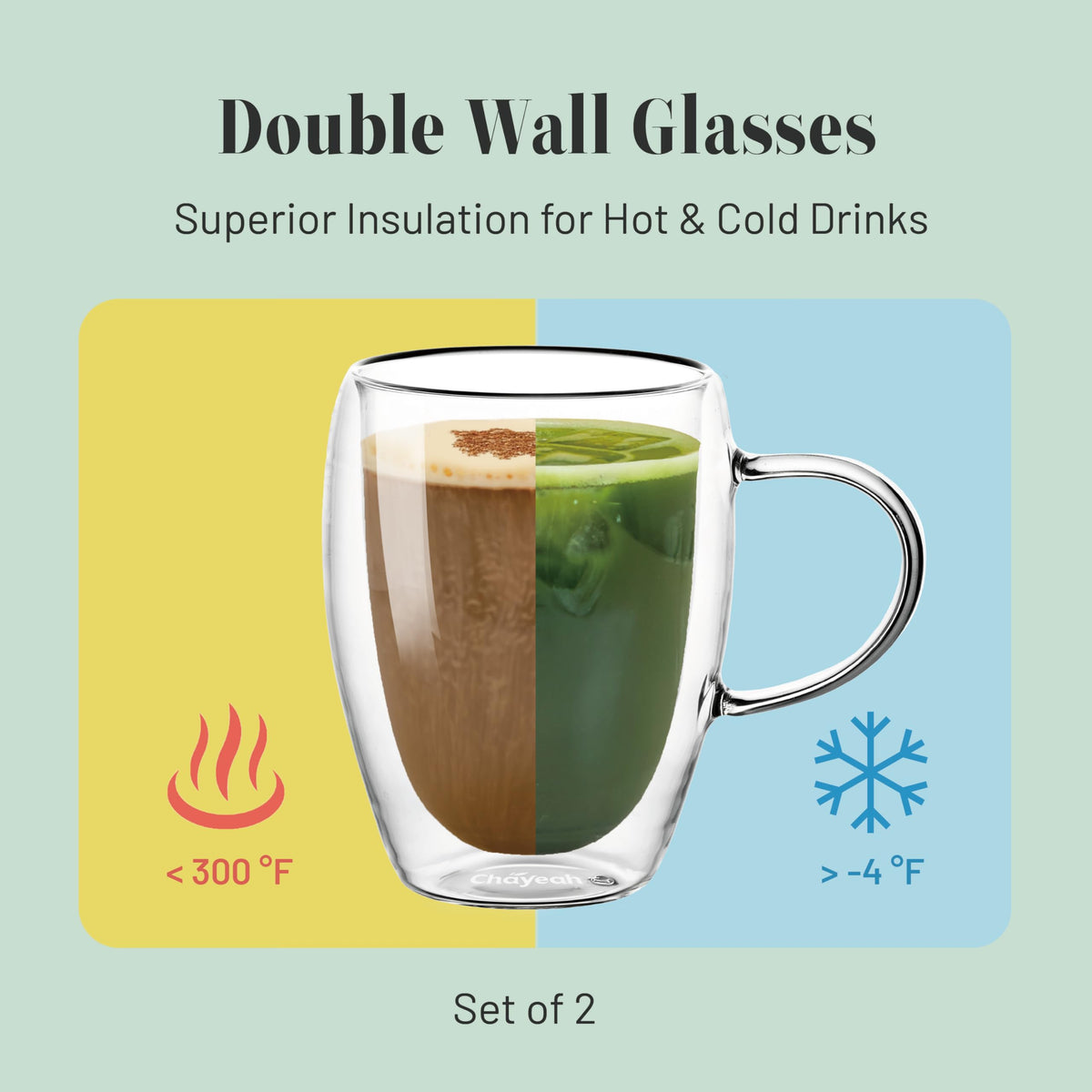 ChaYeah glass pouring tea shows clear glass and vibrant tea hues
