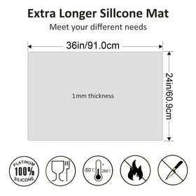 CHDRIKA cut-to-size silicone pad adapts to any workspace for crafts and resins