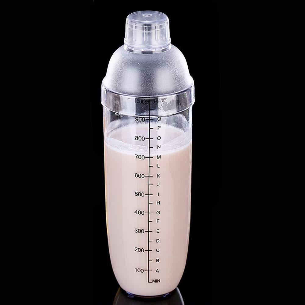 Cheeren shaker removable lid detail for fast filling and cleaning.