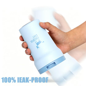 Cheerful Goat 360-degree seal prevents spills in bags and desks