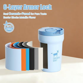 Cheerful Goat easy-clean mug designed for daily use and quick rinsing