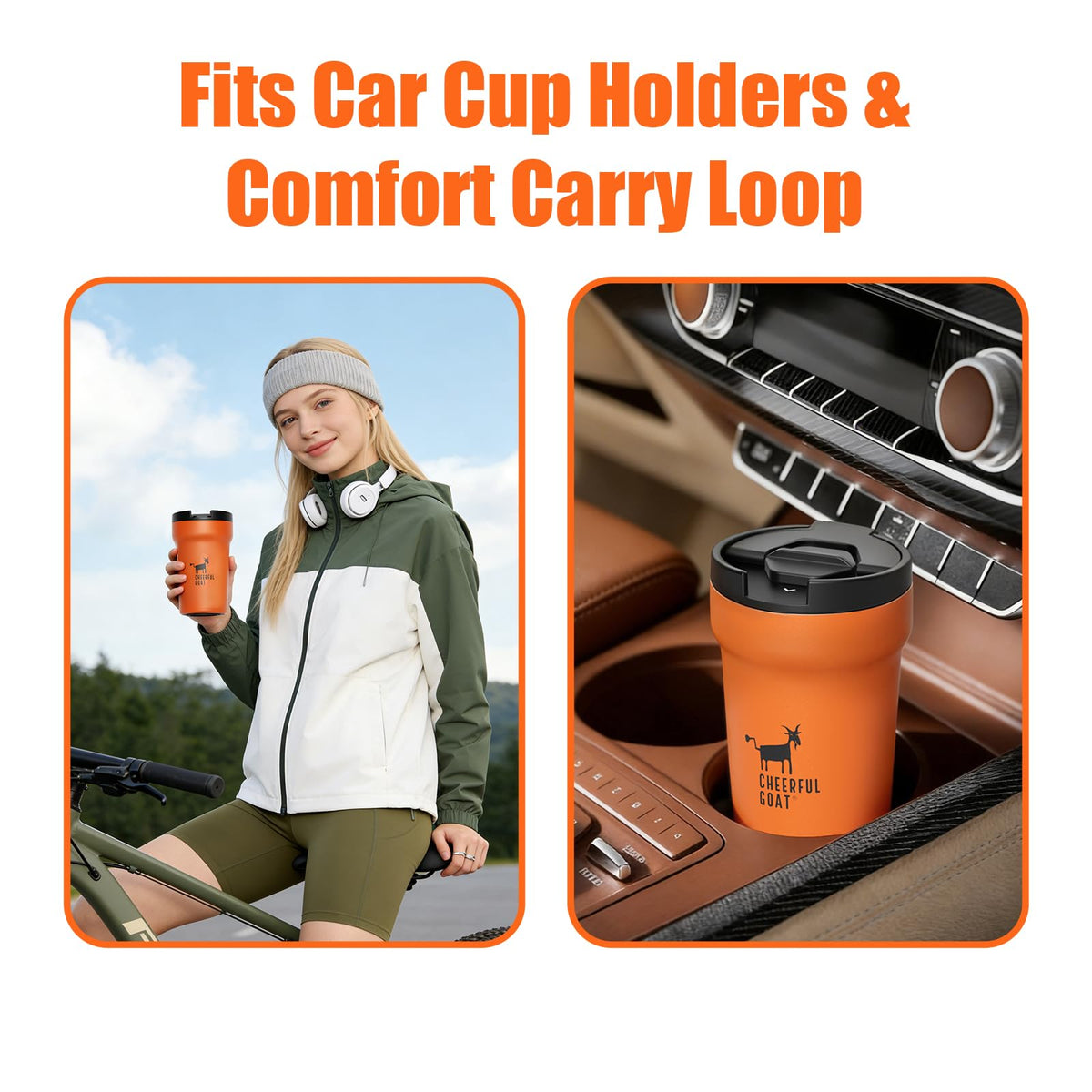 Ergonomic mug shape paired with a hot beverage emitting steam for comfort