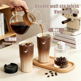 CHEERFUL GOAT travel friendly design fits cup holders and bags easily.