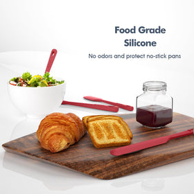 Versatile spatulas for batter, sauces, and jar spreading tasks, ChefAide.