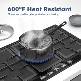 ChefAide ergonomic handle spatula demonstrates balanced flexibility for precise scraping