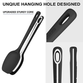 ChefAide seamless one-piece design spatula highlights easy cleaning and dishwasher safety