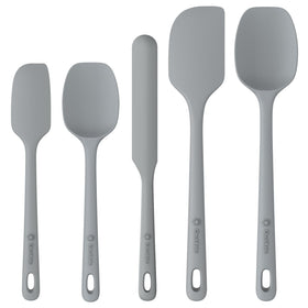 ChefAide silicone spatula set collection with versatile kitchen tools for any task
