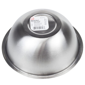 Chef Craft brushed mixing bowl; dishwasher-safe for easy cleaning.