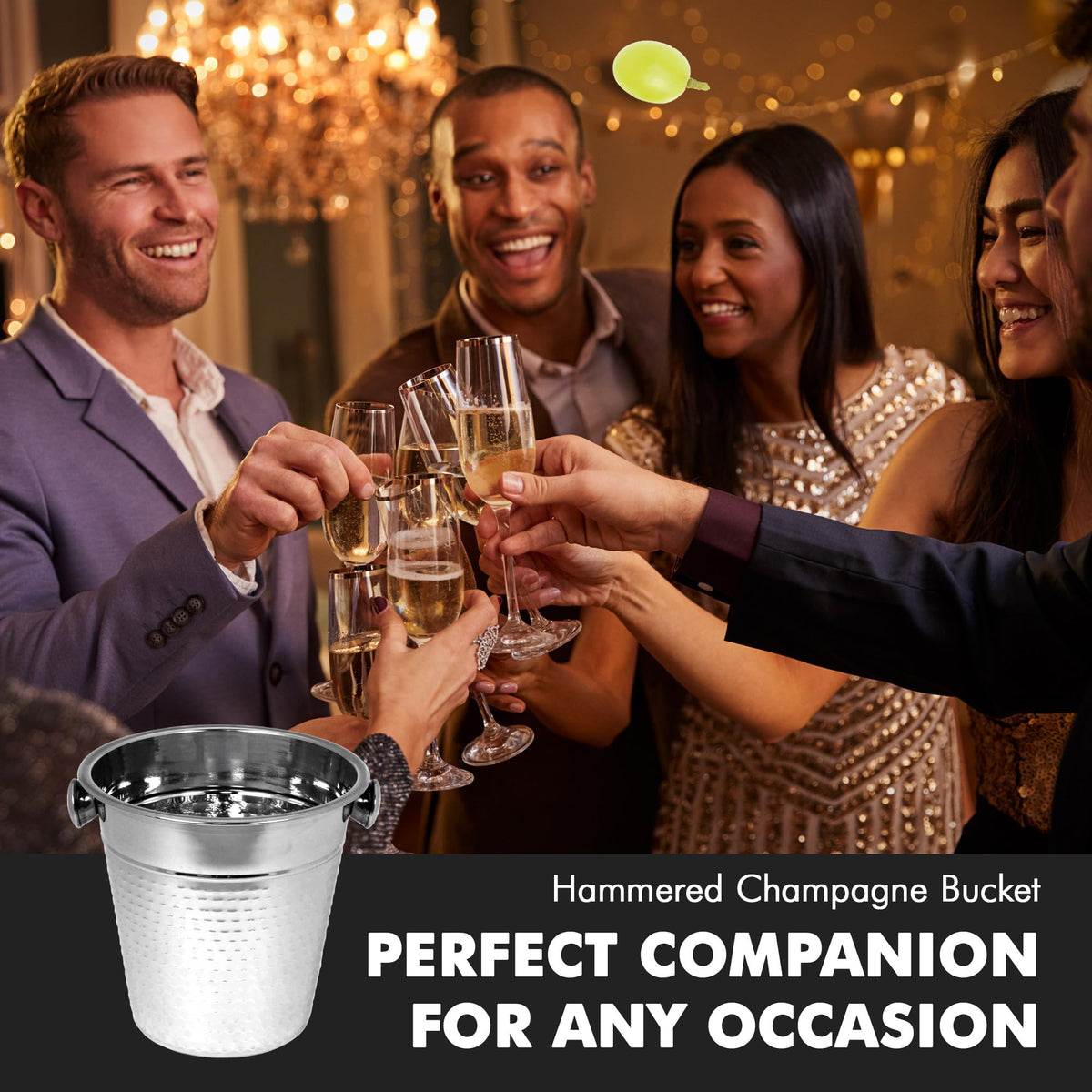 Chef Craft champagne bucket ideal for romantic nights and intimate dinners.
