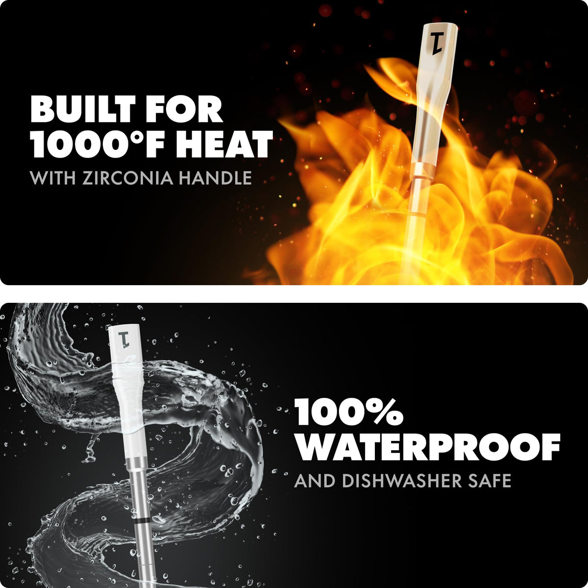CHEF iQ Sense dishwasher-safe probes simplify cleanup after cooking.