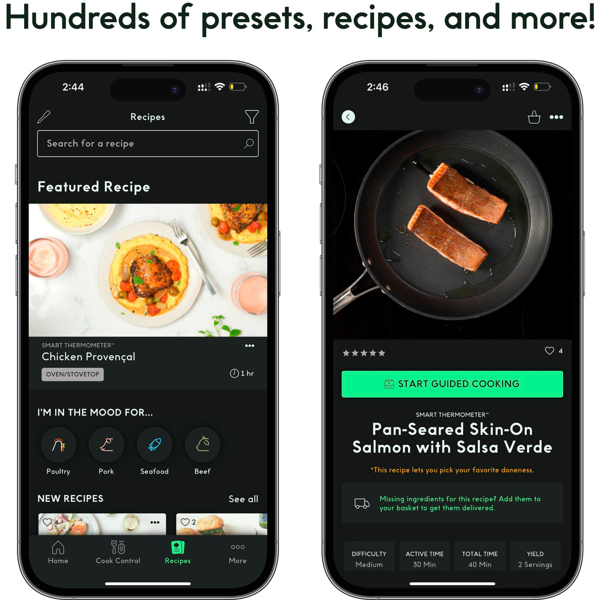 CHEF iQ Sense reminder hub with app alerts keeps you on track.