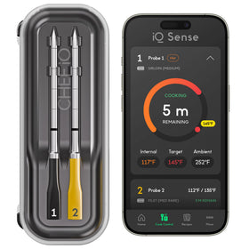 CHEF iQ Sense two-probes ultra-thin setup for dual-protein monitoring.