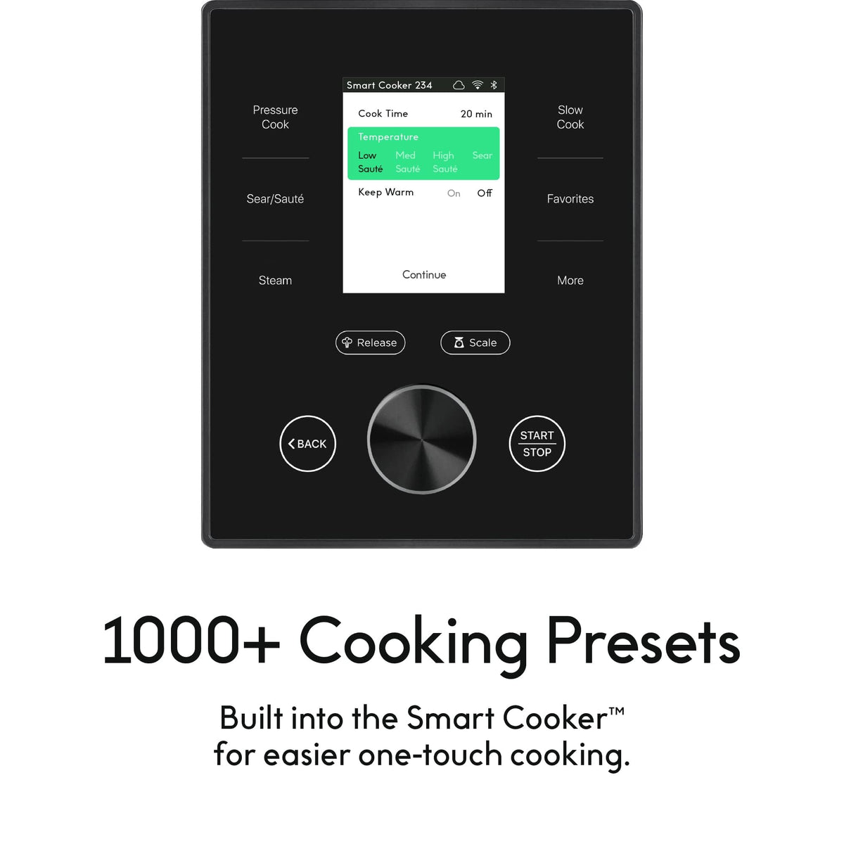 CHEF iQ Smart Cooker auto pressure release enhances safety and convenience