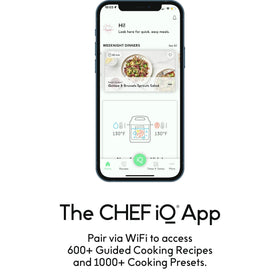 CHEF iQ Smart Cooker built-in scale measures ingredients for precise results