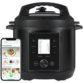 CHEF iQ Smart Cooker with a bright LCD display for easy operation